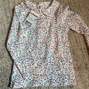 NEW WITH TAGS Floral Long Sleeve Shirt jojo maman Bebe ditsy floral top